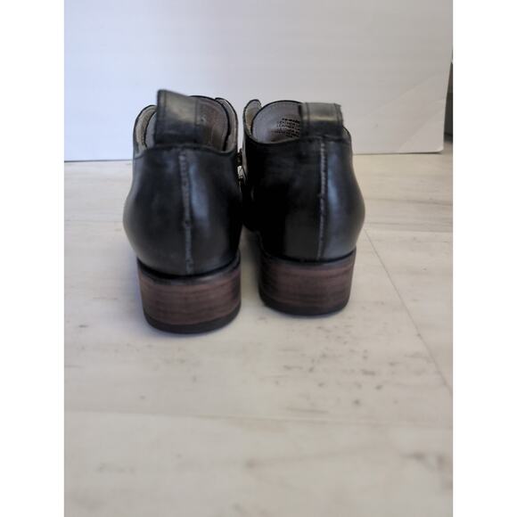 Freebird Mabel Black Leather Distressed Oxford Shoes 8 Kurt Cobain Hipster 70s - Picture 8 of 16